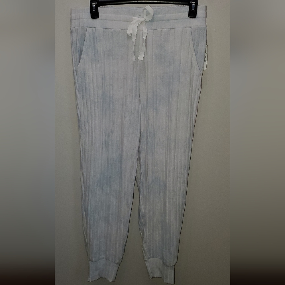 Light Tie Dyed Ribbed Joggers - Picture 2 of 7